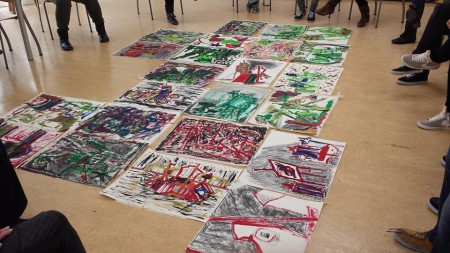 Painting with a 'handicap'